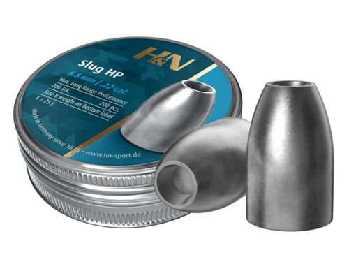 Balines H&N Sport Slug HP Cal .218 30 Granos 200 unidades