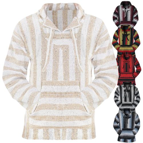 Sudadera Artisans Bazaar Baja con capucha Beige