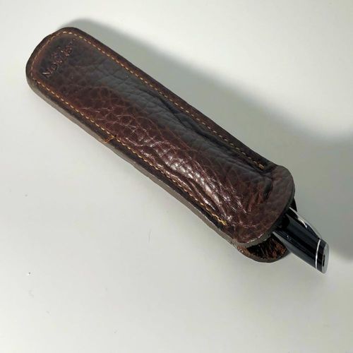 Funda para pluma Lanier Pens 4 cm × 16 cm Cuero Marrón