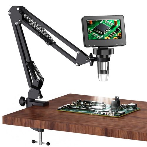 Microscopio digital de soldadura Aikokkl 11 cm con abrazadera en C