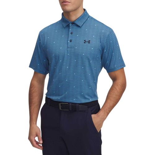 Polo Golf Under Armour Playoff 3 Azul Hombre 1378677-452