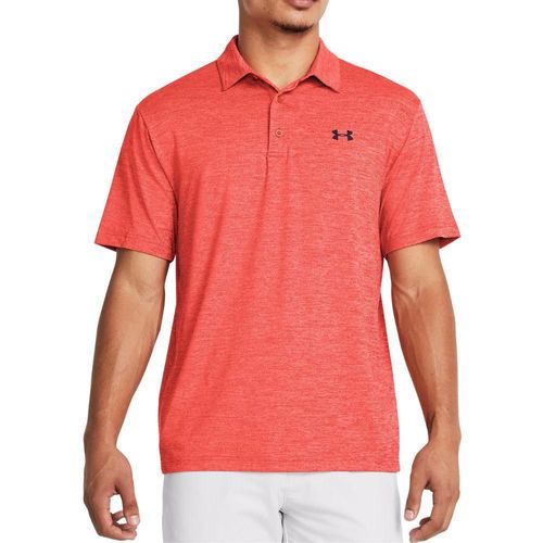 Polo Golf Under Armour Playoff Polo 2.0 Heather Rojo Hombre