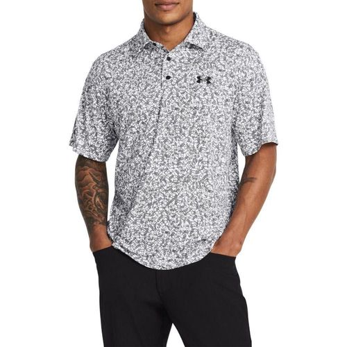 Polo Golf Under Armour Playoff 3.0 Printed Gris Hombre 13786