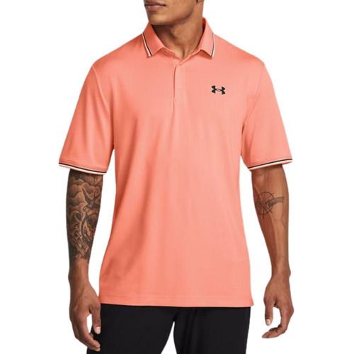 Polo Golf Under Armour Playoff 3.0 Rib Naranja Hombre 138815