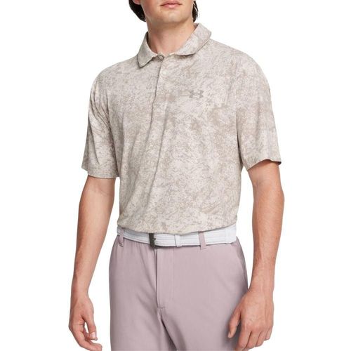 Polo Golf Under Armour Iso-Chill Verge Beige Hombre 1377366-