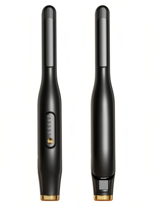 Plancha Mini LEMATEEK de 13 cm Cerámica Ajustable Negra