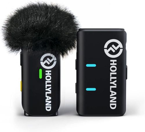 Micrófono Hollyland Lark M1 Inalámbrico de Solapa Negro
