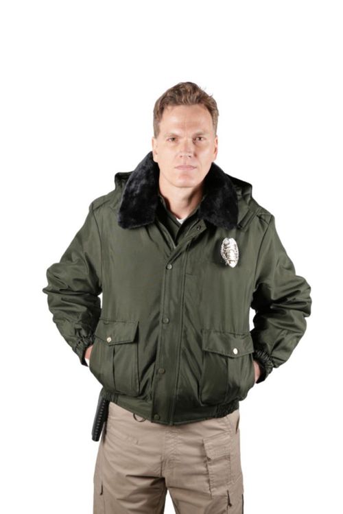 Chaqueta First Class X-Large Verde de Nylon Oxford