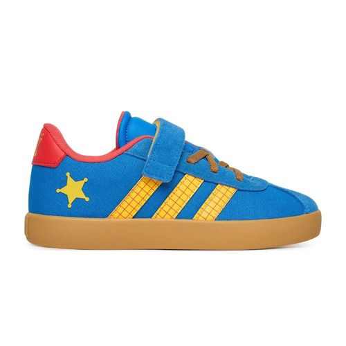 Tenis Adidas VL Court Woody EL C Azul Niños JQ4382