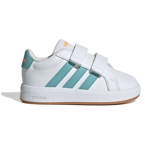 Tenis Adidas de Bebe Grand Court 3.0 CF I Blanco Unisex KI7186