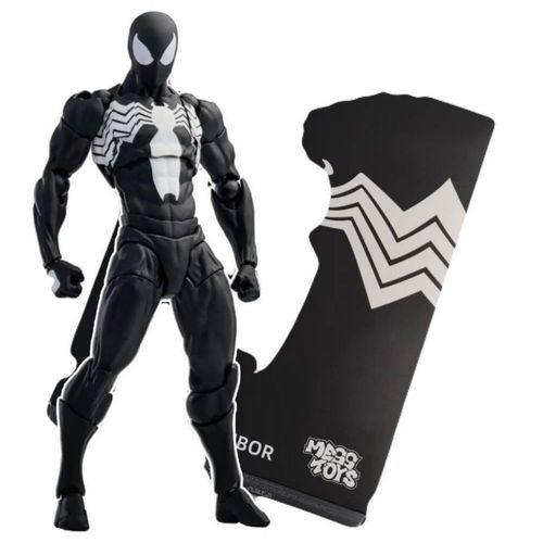 Figura de Coleccion Spiderman Mess Toys Spider-Man Black Suit