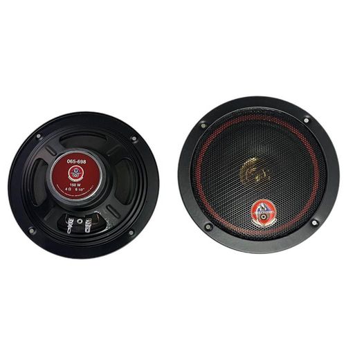Juego de bocinas automotriz ultradelgadas 6.5 pulgadas cono dual megapower 065-6
