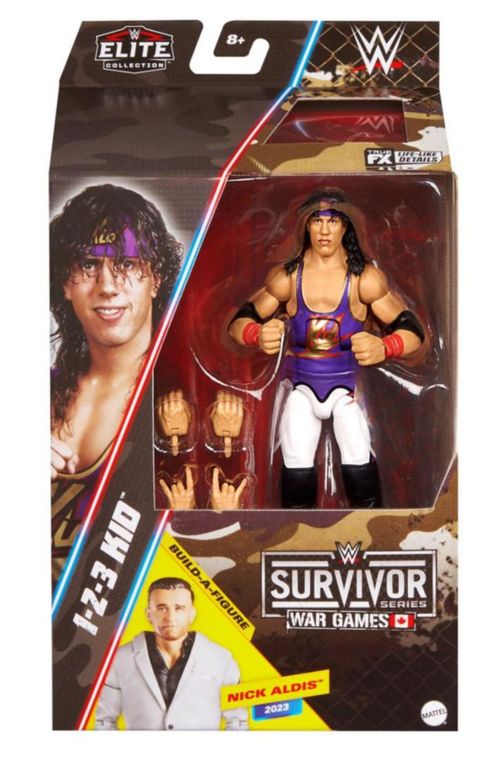 Figura de acción WWE 123 Kid Elite Survivor Series 2025