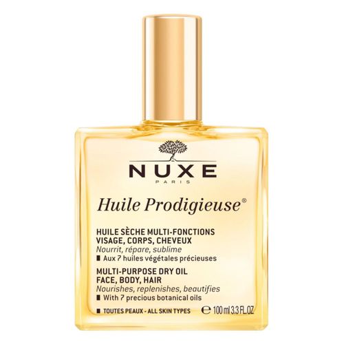 Aceite seco Nuxe Huile Prodigieuse multiusos para rostro y vello corporal