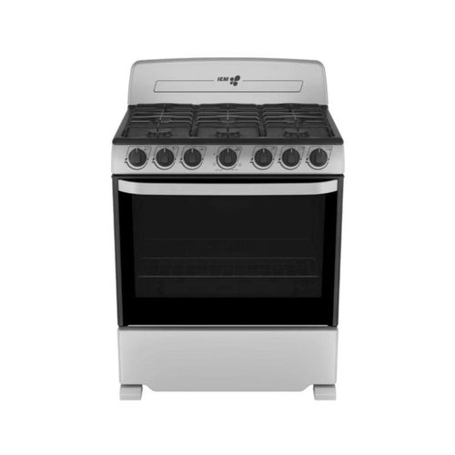 Estufa de Piso Mabe 30 Pulgadas 6 Quemadores Gris EI3020BAPS1