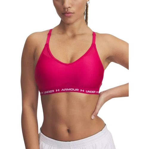 Top deportivo under armour mujer  crossback low bra rosa 1386424681