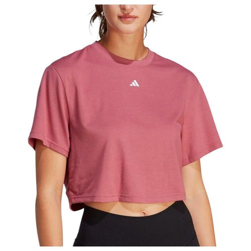 Playera adidas mujer studio rosa deportivo