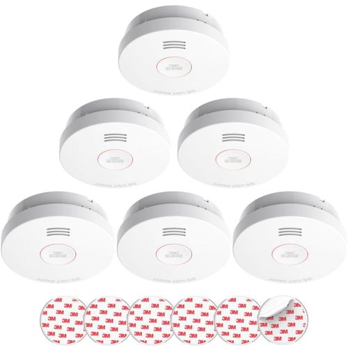Detectores de humo SITERLINK GS525A funcionan con pilas durante 10 años
