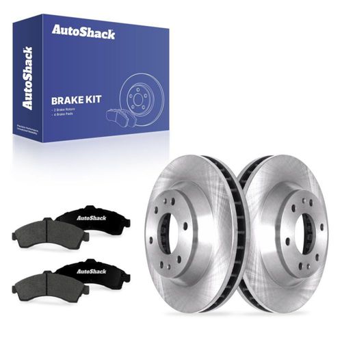 Kit de frenos AutoShack 305 mm con pastillas cerámicas y discos ventilados