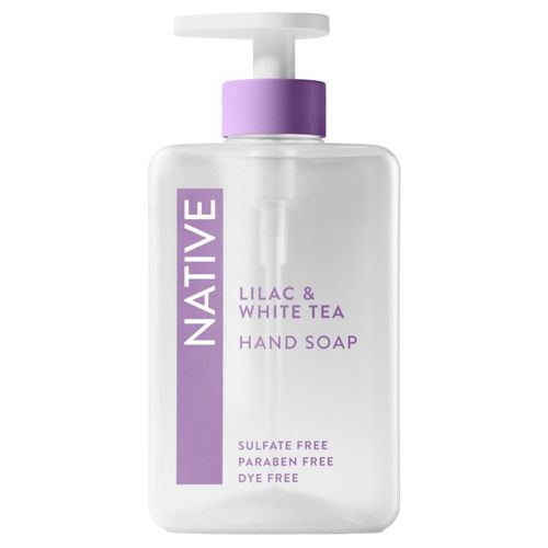 Jabón Líquido para Manos Native 370 ml Aroma a Lila y Té Blanco