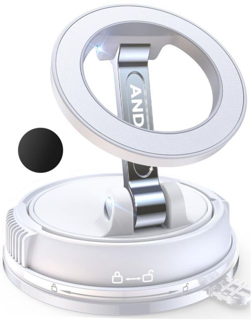 Soporte para teléfono de coche ANDERY Magsafe succión máxima 78 lb (35 kg)