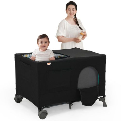Cubierta opaca Pamo Babe para cuna portátil 107 × 81 cm