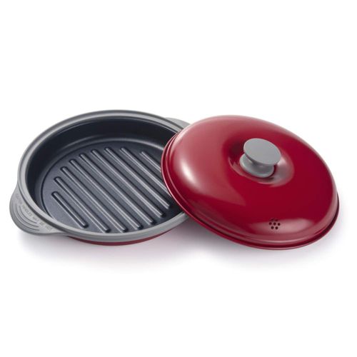 Sartén grill MACONEE con tapa para microondas