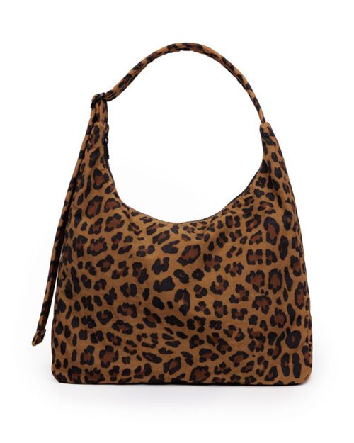 Bolso de hombro BAGGU estampado leopardo 27 cm x 36 cm x 10 cm