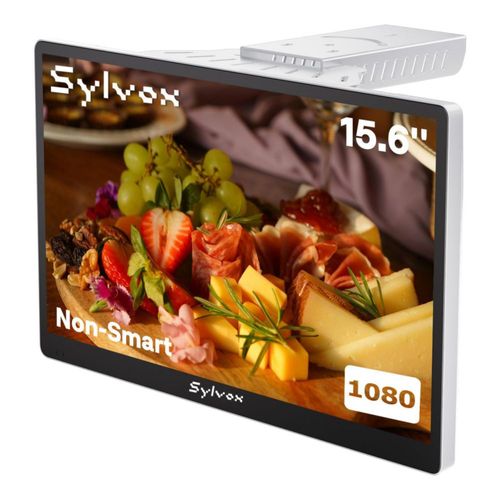 TV SYLVOX de 156" FHD plegable 12V HDMI USB para autocaravanas