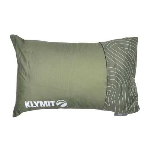 Almohada Klymit Drift Regular Verde de espuma de memoria