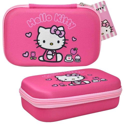 Estuche para lápices Fast Forward 22x13x6 cm Hello Kitty rosa