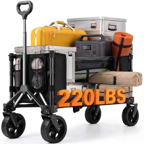 Carrito de carga Overmont 120 L plegable