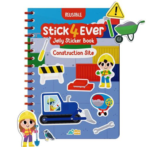 Libro de Pegatinas DINO MINI Impermeable y Reutilizable para Niños