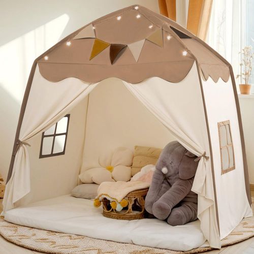 Tienda de juego Little Dove 150x100x150 cm marrón plegable