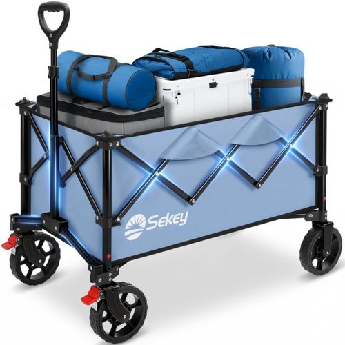Carretilla plegable Sekey 136 kg azul
