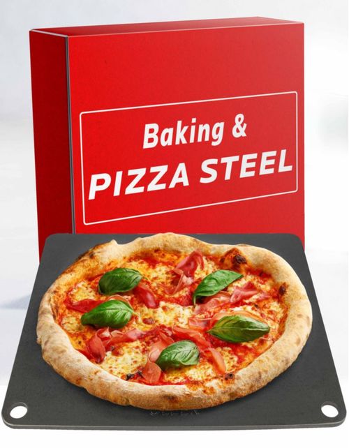 Plancha de Acero para Pizza OLEEK 41x34 cm Horno Pro