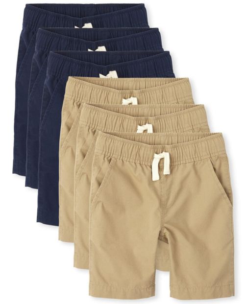 Pantalones cortos The Children's Place pack de 6 Flax/Tidal