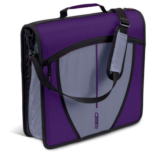 Carpeta de anillas Case it 600 hojas 3 anillas color Púrpura Eclipse
