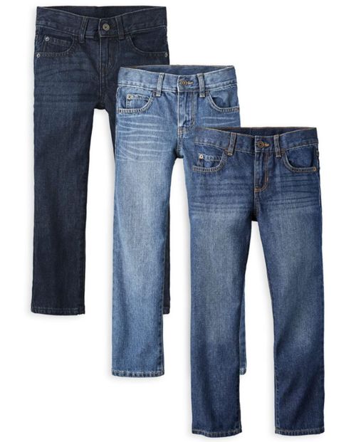 JEANS para niños The Children's Place 10 - Pack de 3 de pierna recta