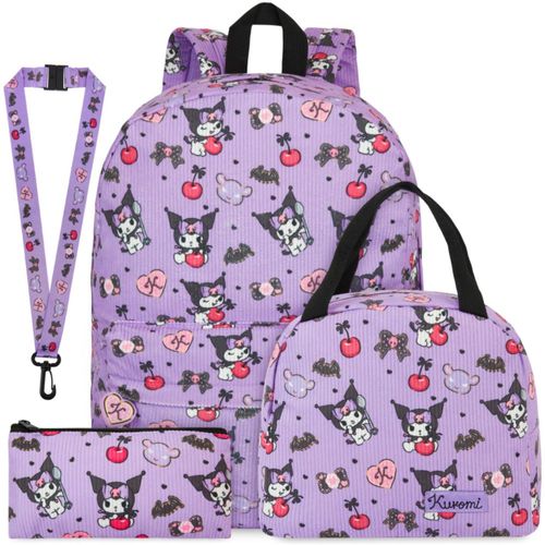 Mochila Get Trend Kuromi - Set de 4 piezas de pana