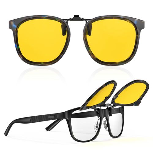 Gafas de Sol Polarizadas Goiteia para Conducción Nocturna con Clip-On