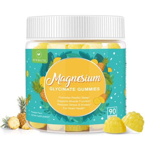 Gomitas de Magnesio Glicinato AFXMATE 90 unidades sin azúcar