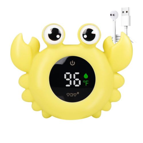 Termómetro TKY recargable de 72 g con forma de cangrejo para temperatura del agua