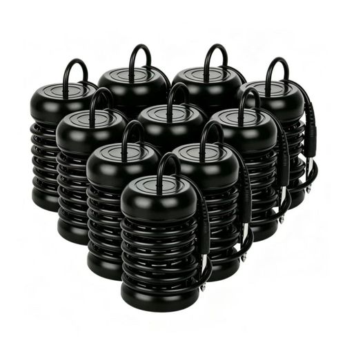 Vitaciti 10 unidades de bobinas redondas negras Detox para baño de pies