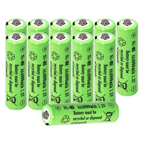 Batería recargable AAA Lombaour 12 V 900 mAh NiMH