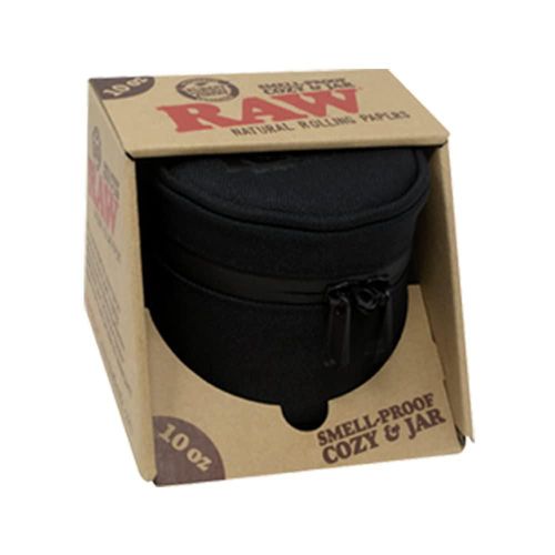 Tarro de alimentos RAW 283 ml negro con cierre a prueba de olores