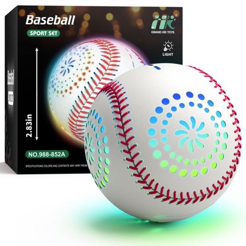 Pelota de béisbol LED HYES con 9 modos de iluminación recargable