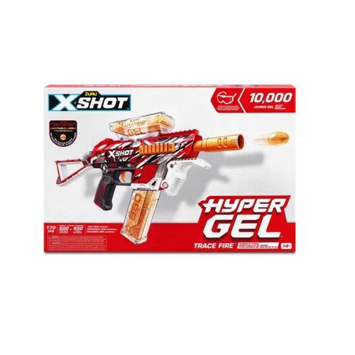 Zuru x-shot pistola de juguete hyper gel trace fire 10,000 municiones