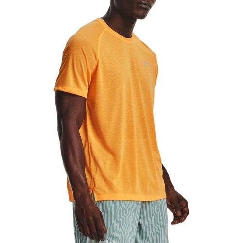 Playera Running Under Armour Streaker Amarillo Hombre 136146