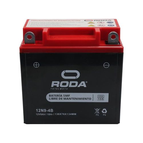 Acumulador sellado smf (12n9-3b) roda 12v 9a
